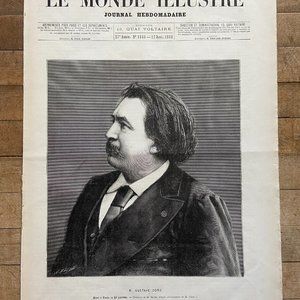 Thomas Nast, Antique Newspaper, Le Monde Illustre